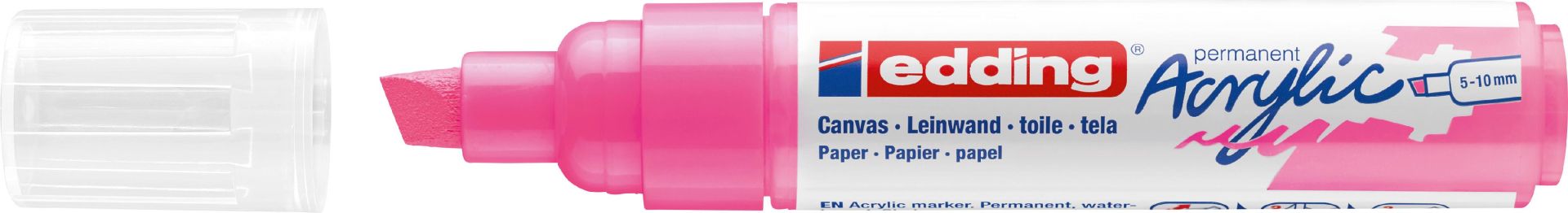 edding 5000 Acrylmarker breit neonpink 5 - 10 mm