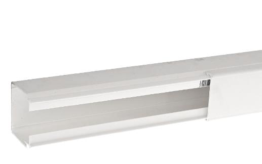 Hager Tehalit Kabelkanal 2m 40x40 verkehrsweiß