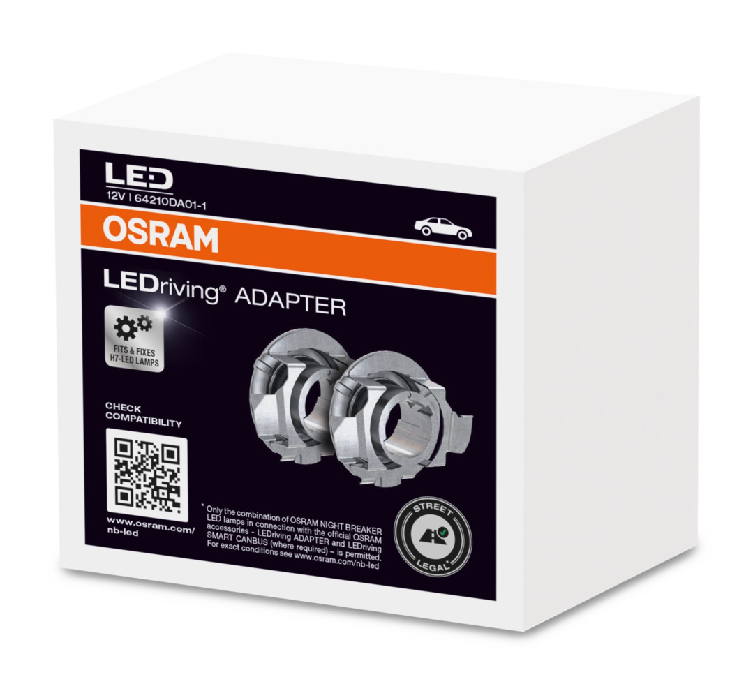 Osram H7 LEDriving Adapter 2 Stück