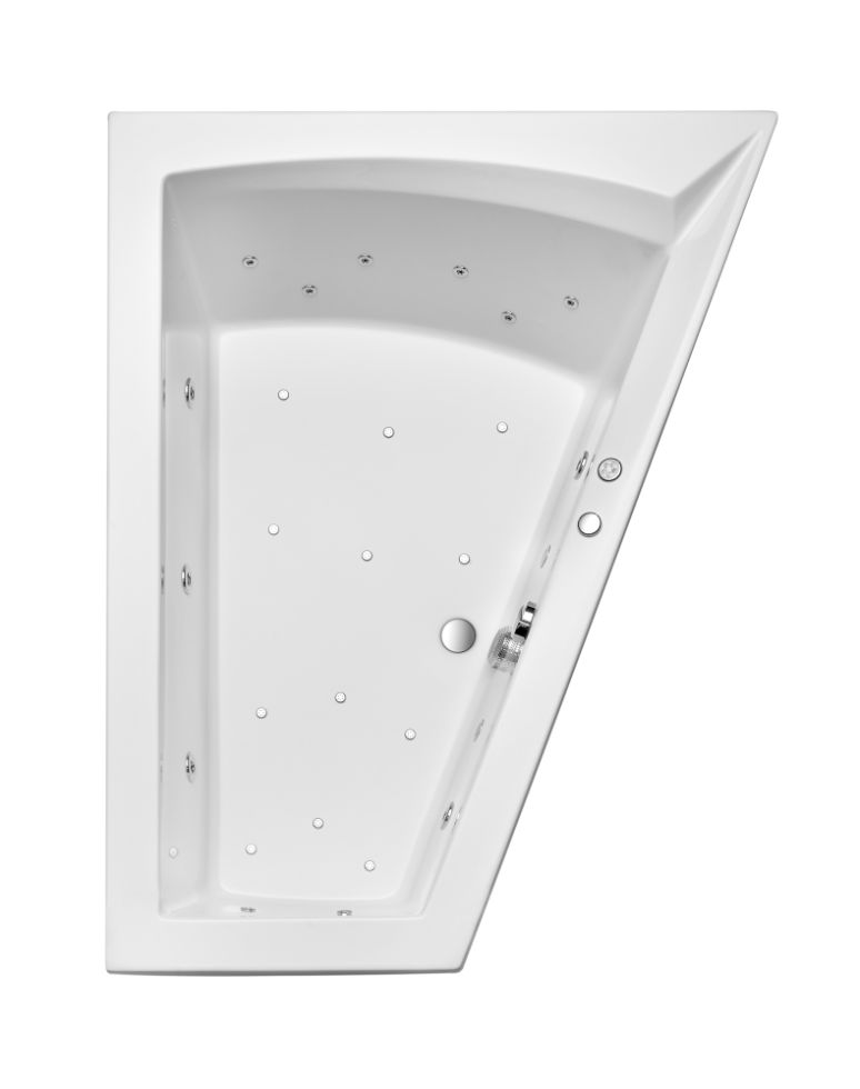 Ottofond Whirlpool-Komplettset Galia I 160 cm, weiß
