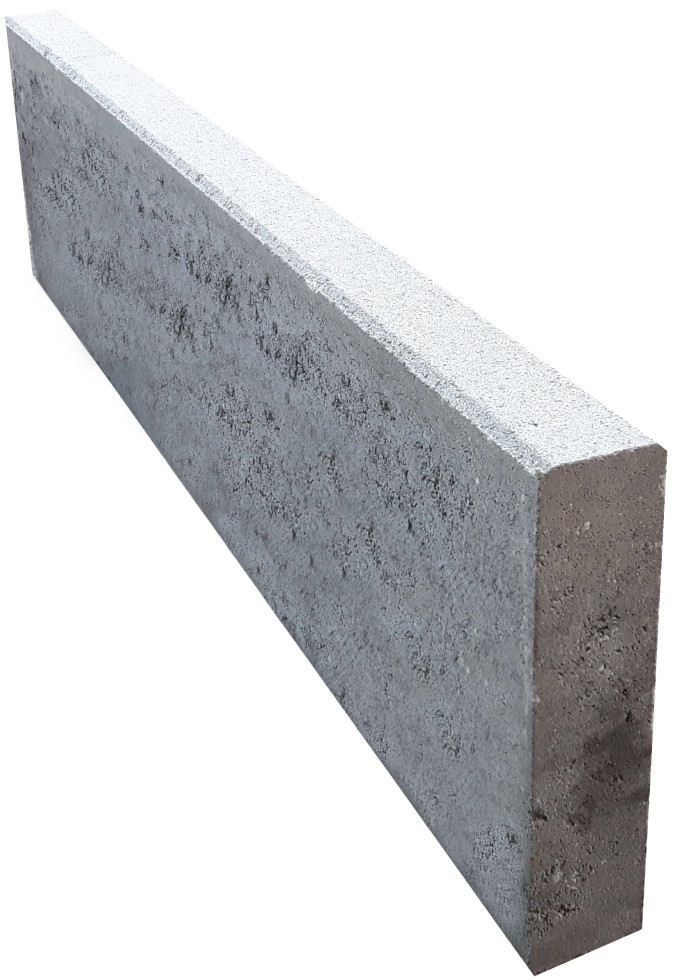 EHL Randstein Form C 100 x 25 x 6 cm grau