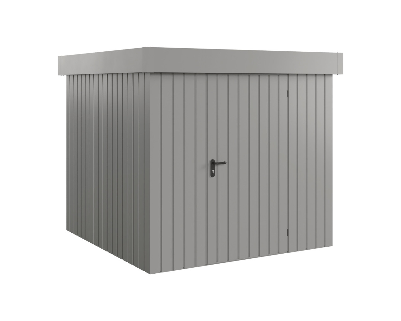 EcoStar Metallgerätehaus Euroline EFD5 graualuminium 214 x 214 cm 1-flg.