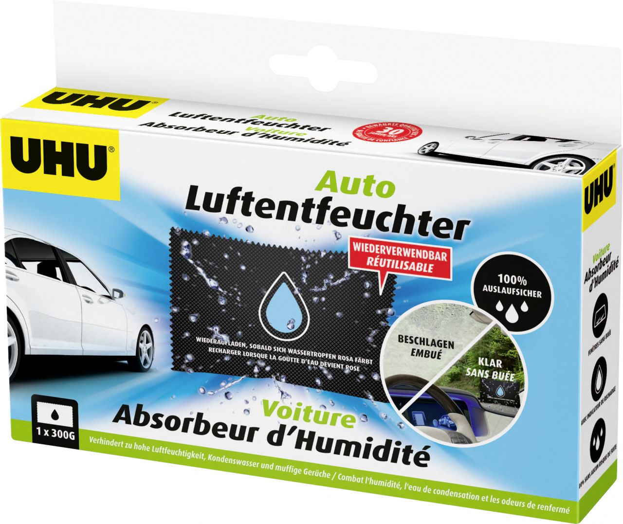 UHU Luftentfeuchter Auto 300 g