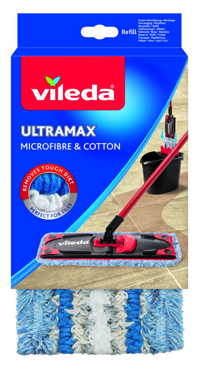 Vileda Wischbezug Ultramax Microfibre + Cotton 35,5 cm
