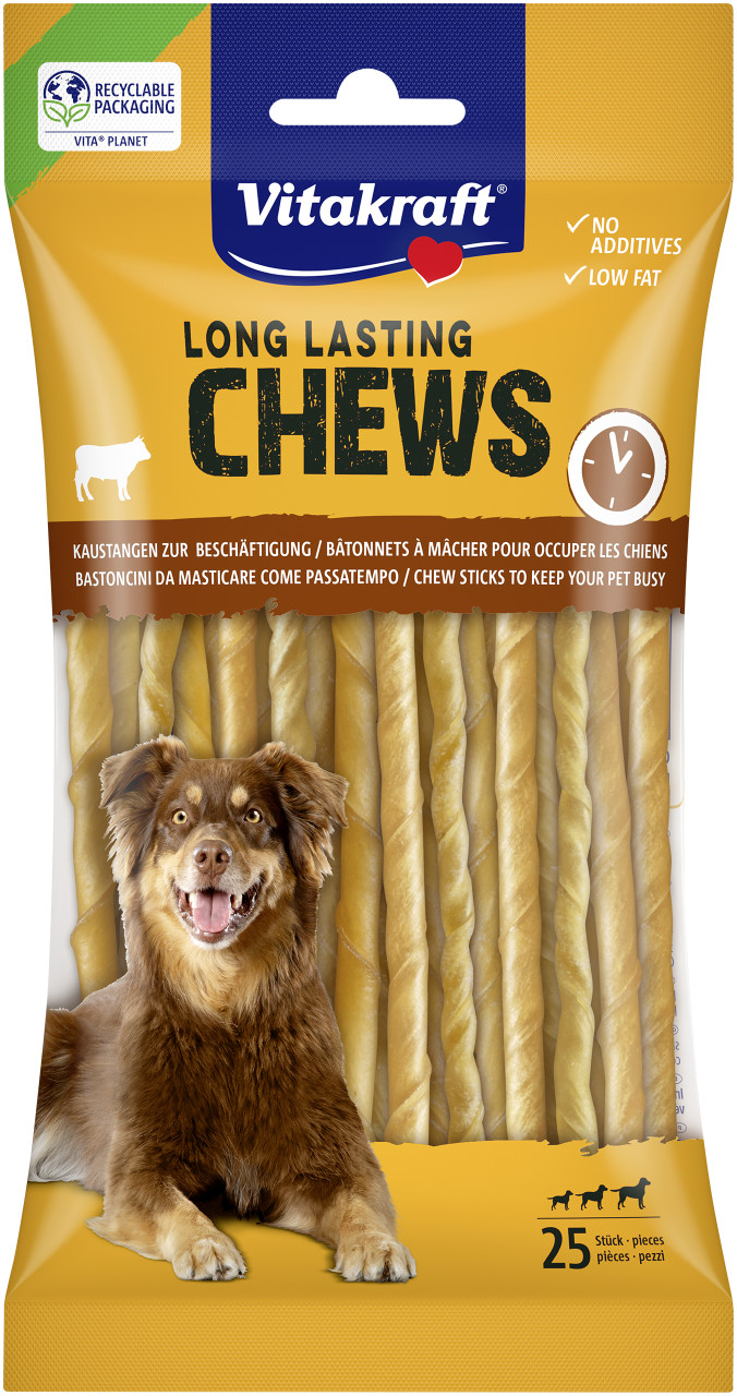 Vitakraft Chews intens Kaustange gedreht 12,5cm 25 Stück