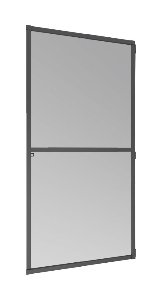 Windhager IS Plus Teleskoptür 100 x 210cm schwarz/anthrazit