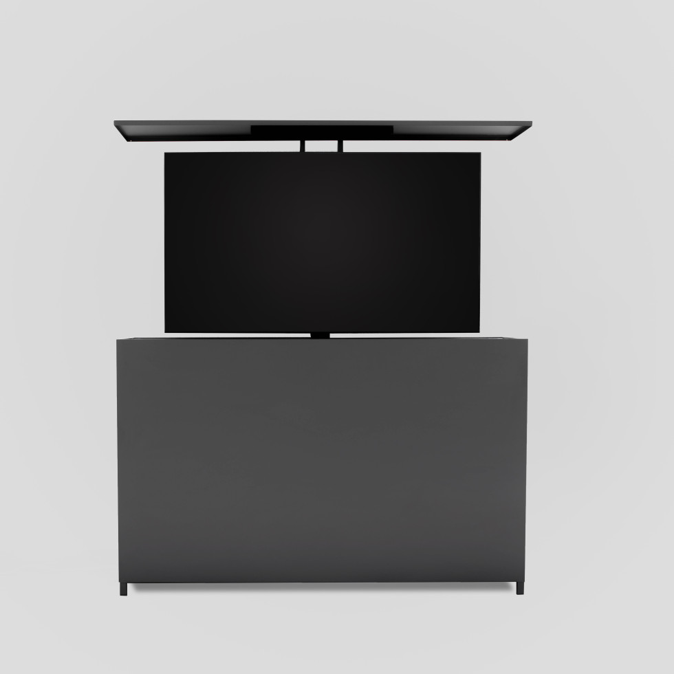 Bellano Living TV Lift Schrank Outdoor dunkelgrau