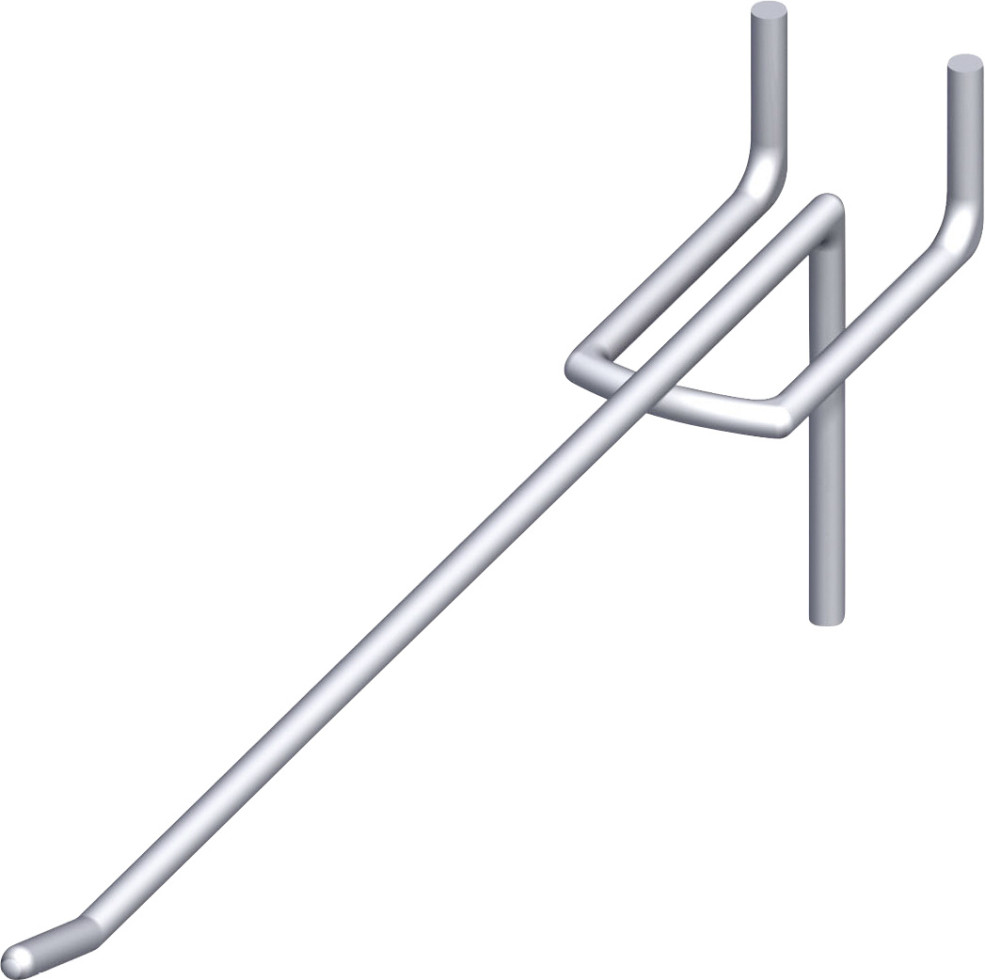 alfer Lochblechhaken, groß 80 mm 80 x 15 x 3.4 mm Stahl verzinkt