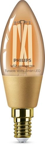 Philips Smart LED Leuchtmittel Tunable White Amber C35 E14 Kerzenform 4,9 W