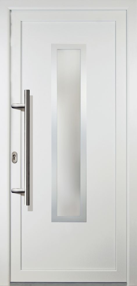 Meeth Haustür Signum PVC Exclusiv PVC Modell 32 88 x 208 cm DIN links weiß