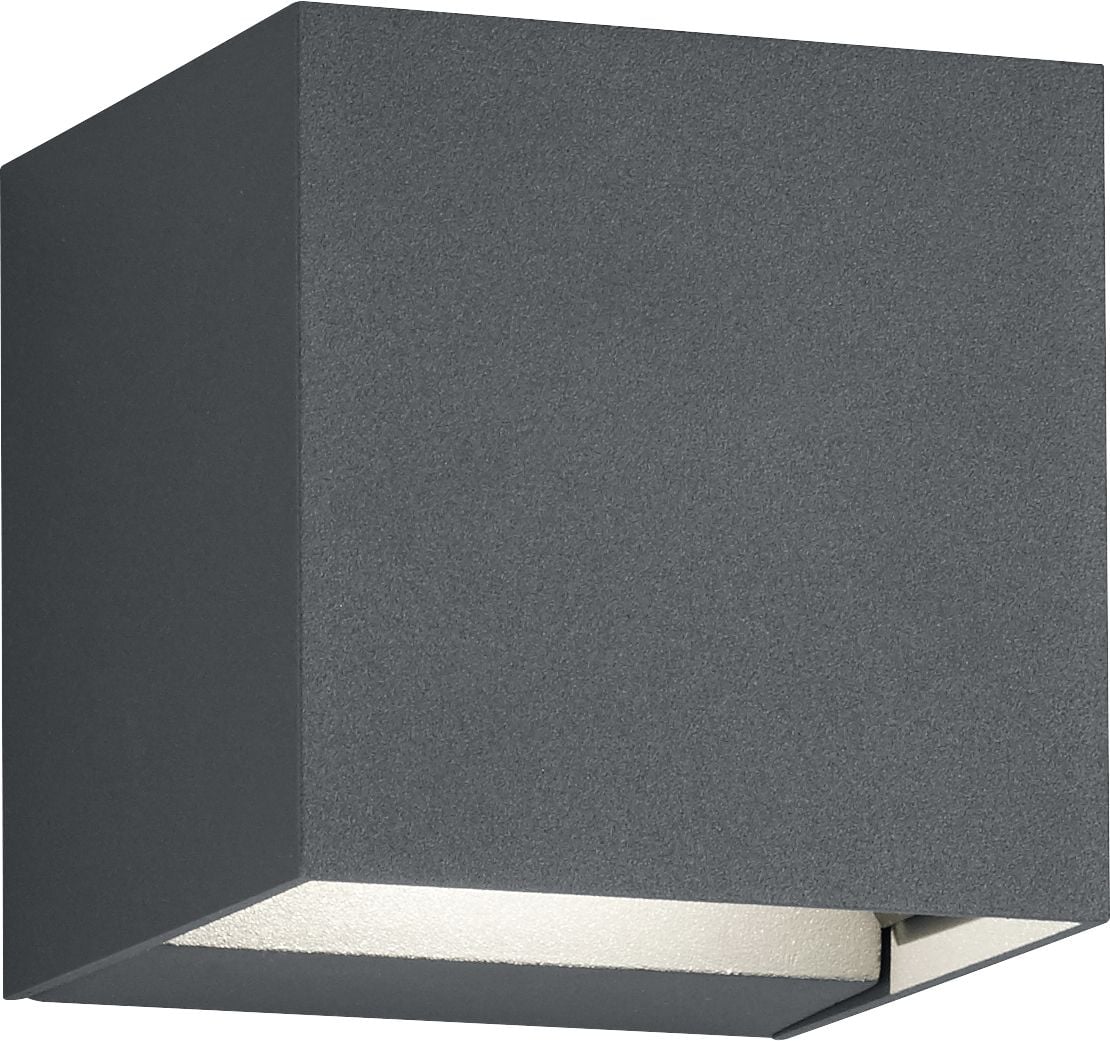 Trio Leuchten LED Außen-Wandleuchte Adaja anthrazit Up- & Downlight