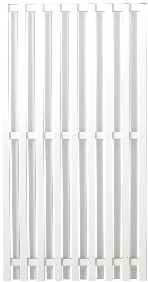 Plus Zaun Nagano 90 x 180 cm RAL 9010 Weiß