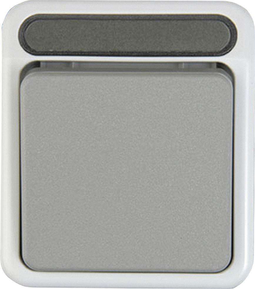 Merten Aus- und Wechselschalter Aquastar, IP44, Aufputz, MEG3116-8029