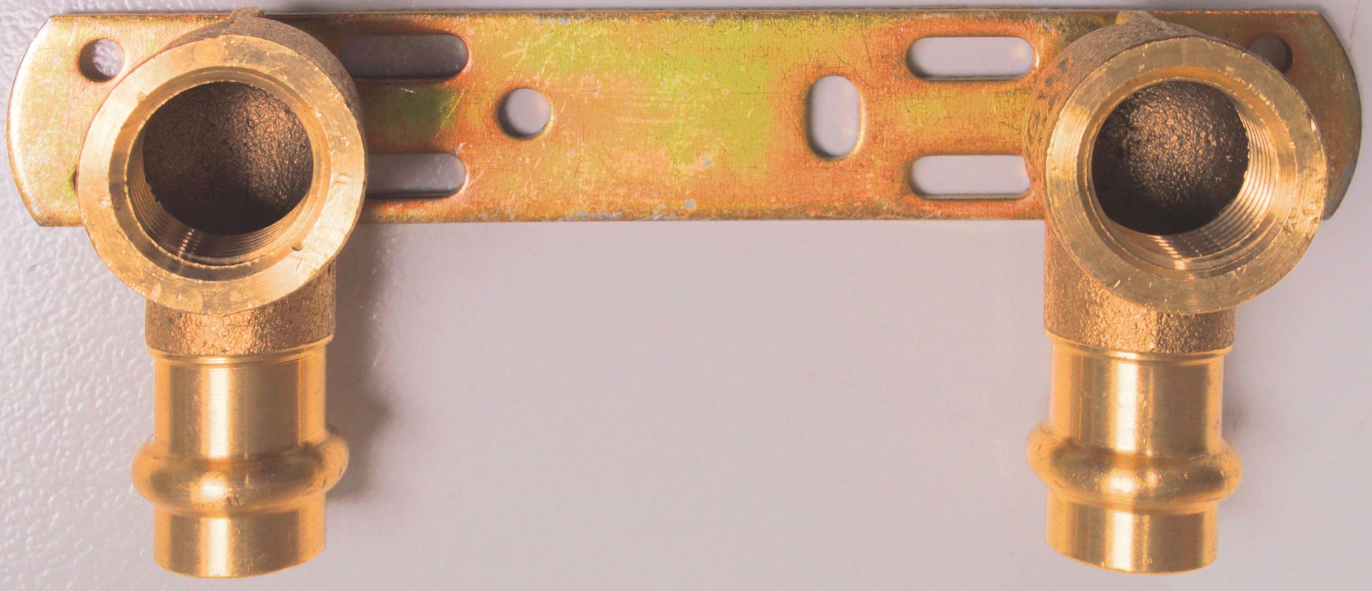 Cornat Press-Montageeinheit Rotguss, ø 15 mm, 1/2 IG, 100 mm