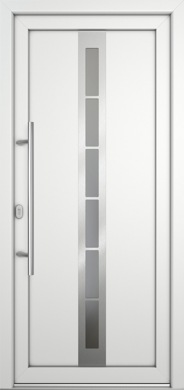 Meeth Haustür Signum Pro PVC Modell 38 108 x 200 cm DIN Links weiß