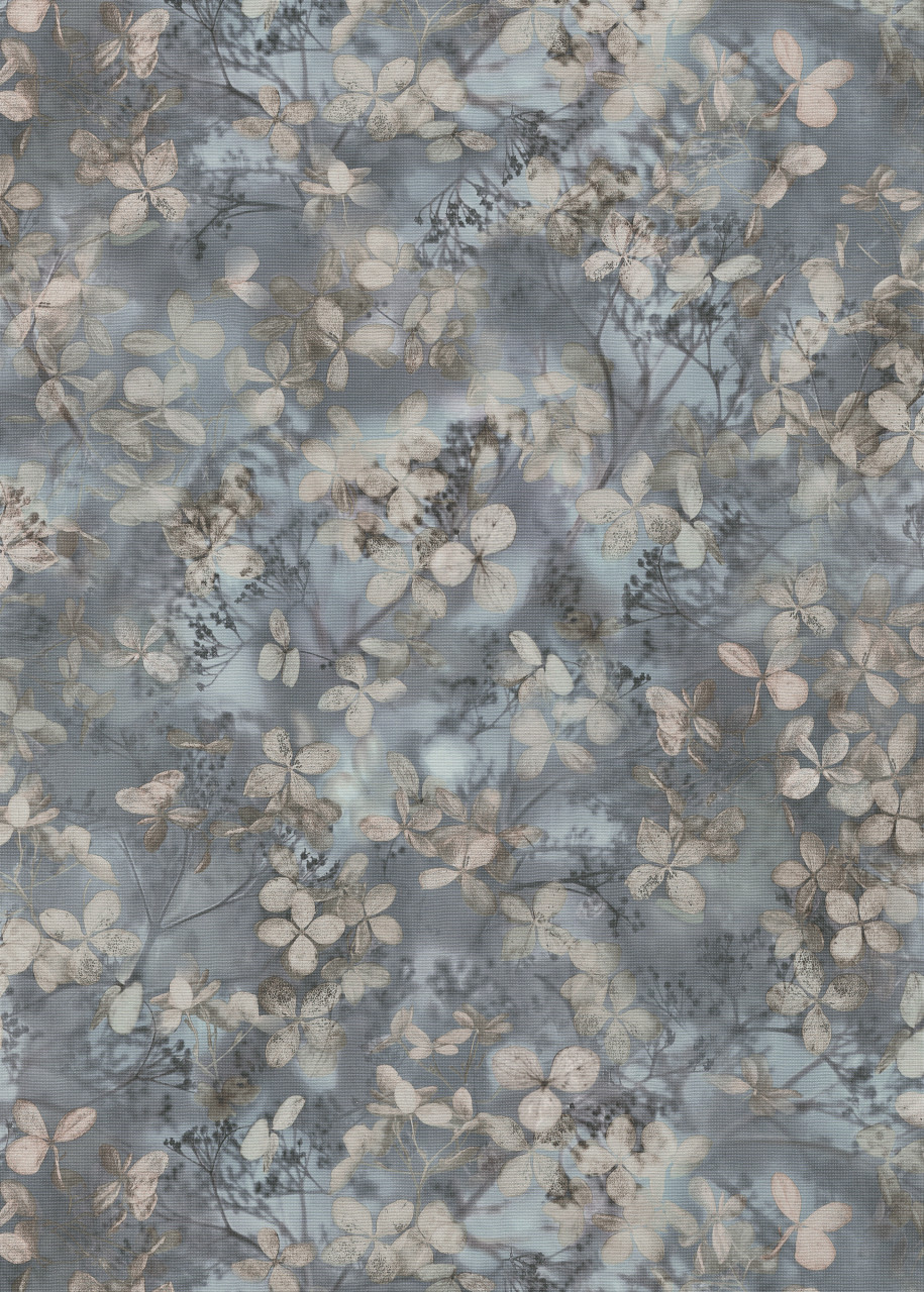 Erismann Vliestapete Floral Play of Light blau/grau 10,05 x 0,53 m