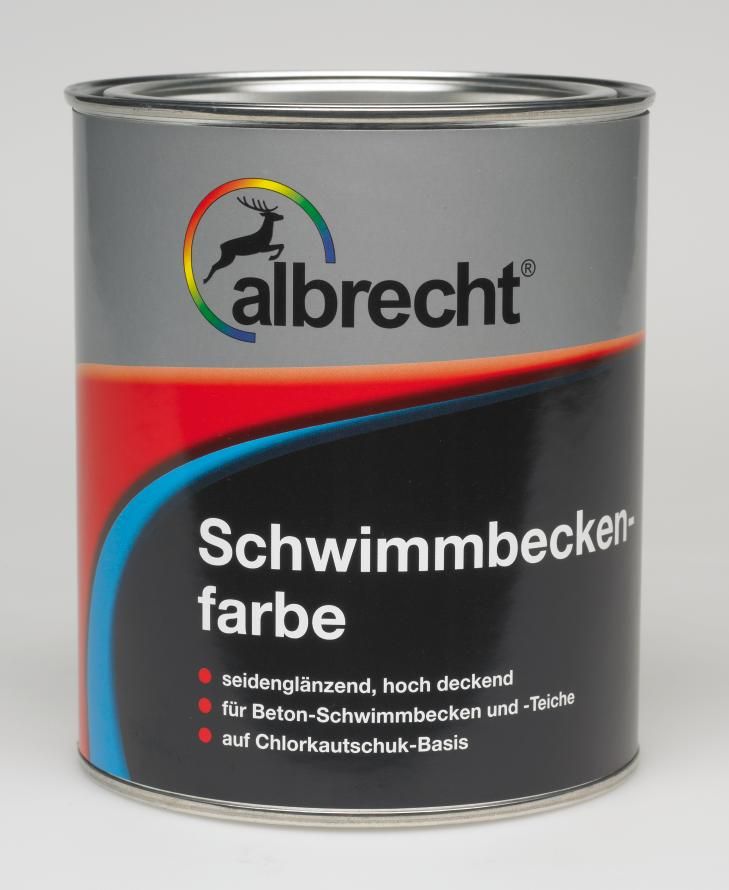 Albrecht Schwimmbeckenfarbe 750 ml capriblau