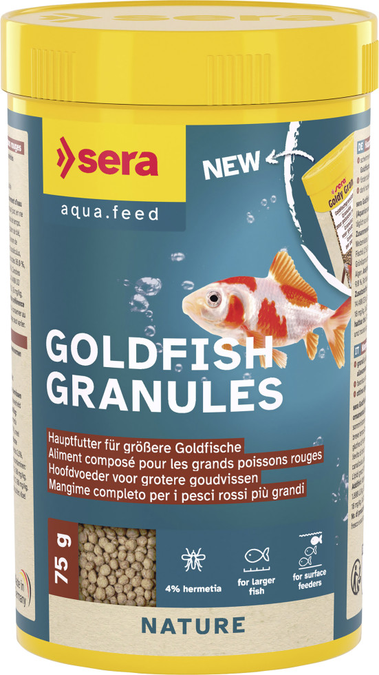 Sera Fischfutter Goldy Gran Nature 250 ml