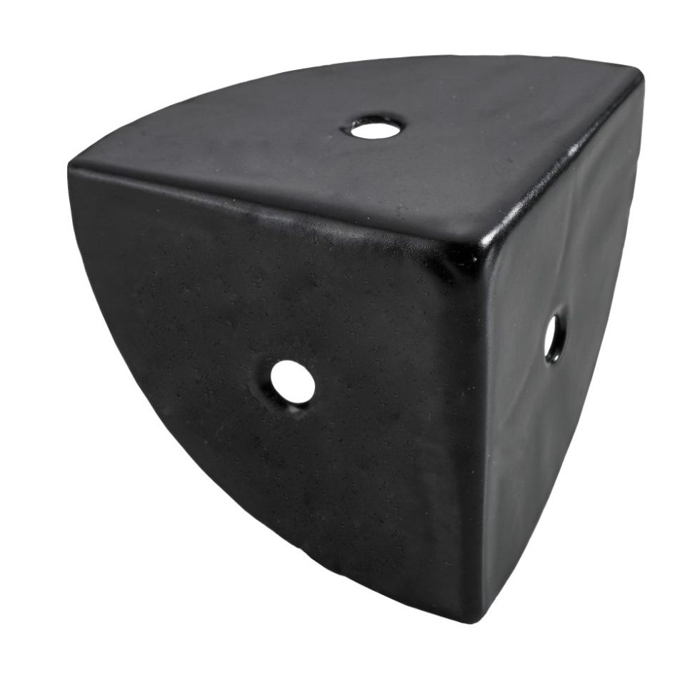 Hettich Kistenecke 36 x 36 x 36 mm schwarz - 1 Stück