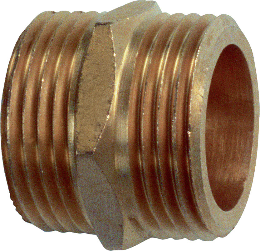 Meister Cornat Messing Doppelnippel Beidseitig AG 1