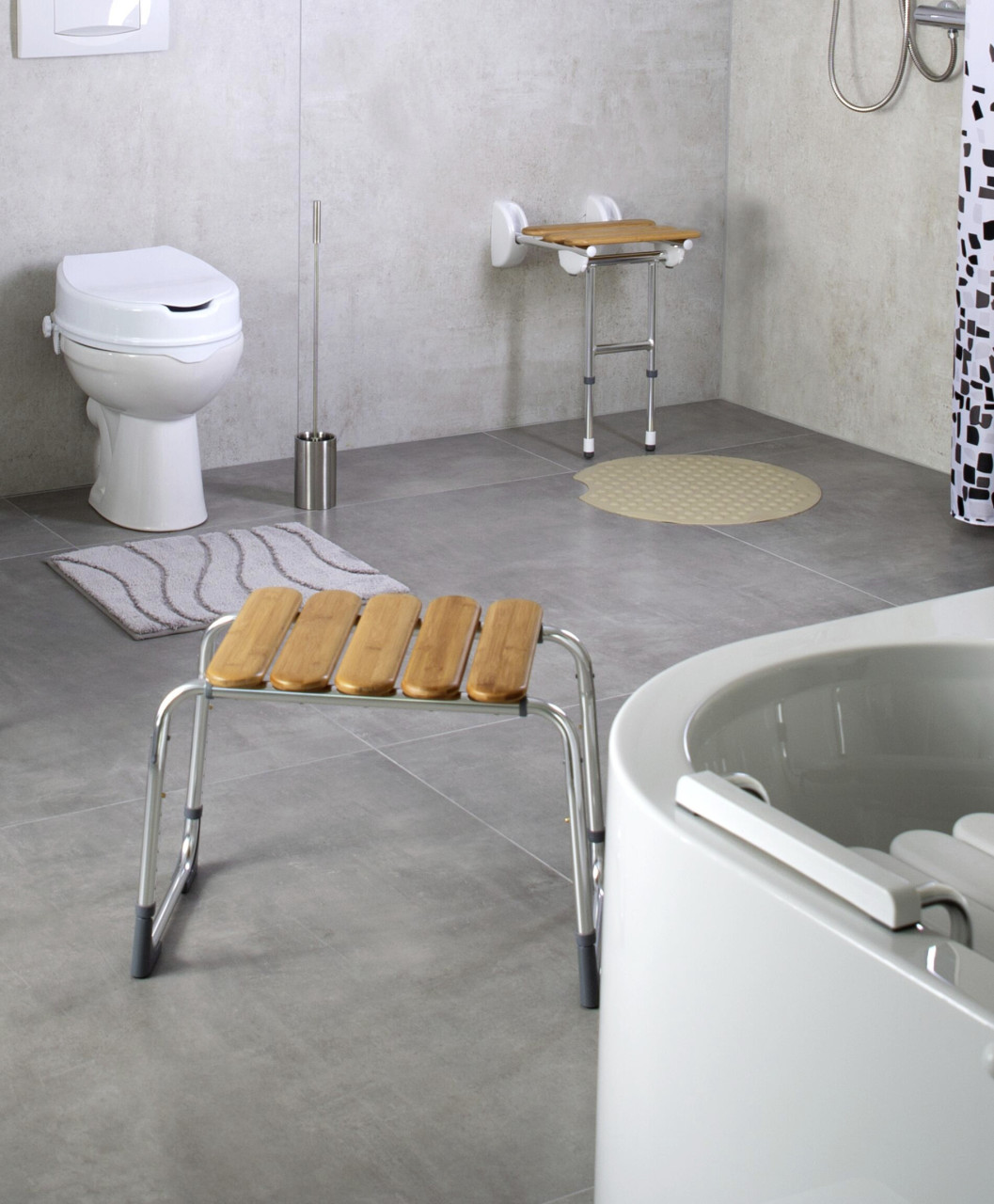 Ridder Bad-Hocker Pro, natur, höhenverstellbar,