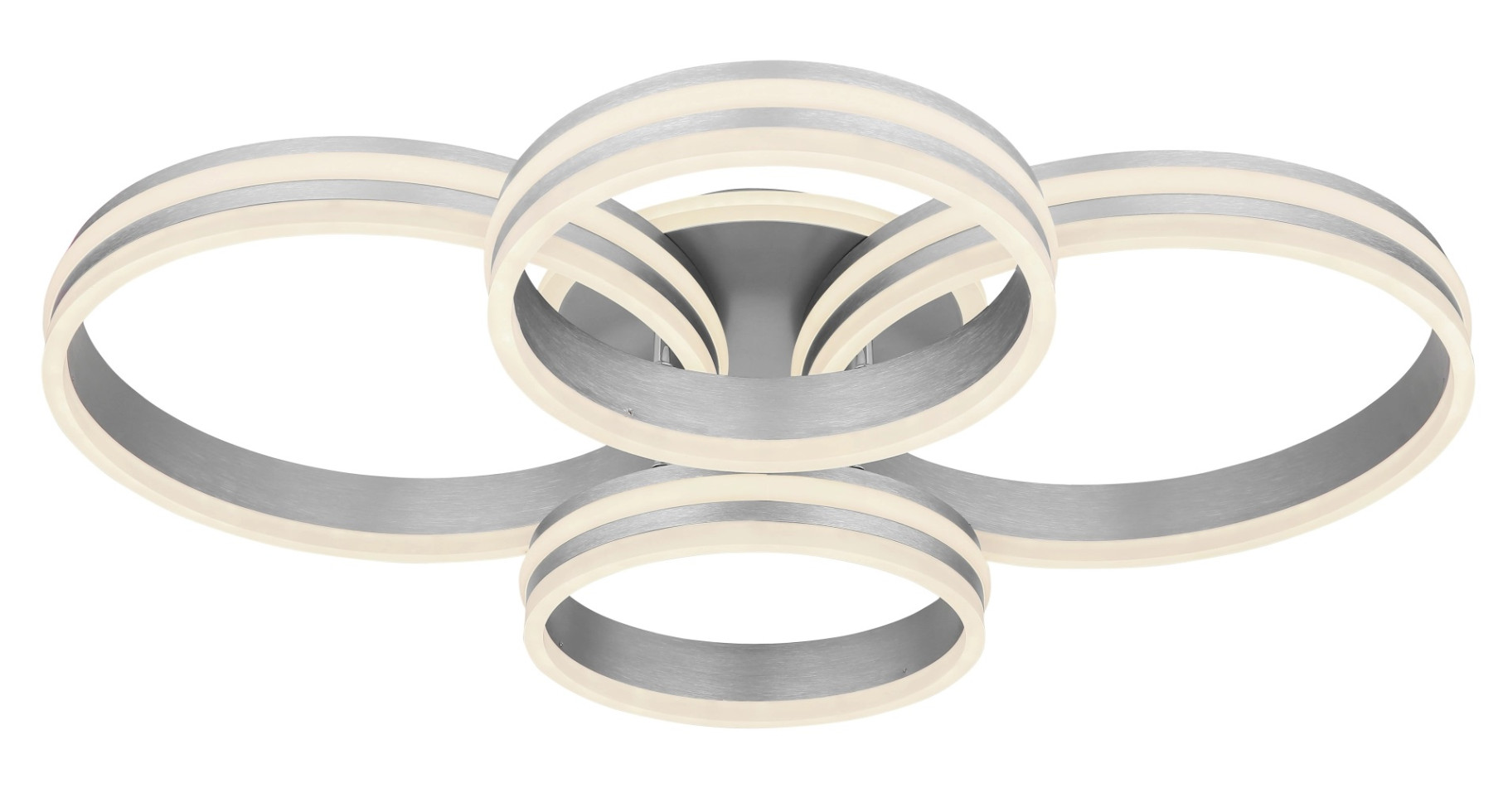 Globo LED Deckenleuchte Rubio 4 Ringe