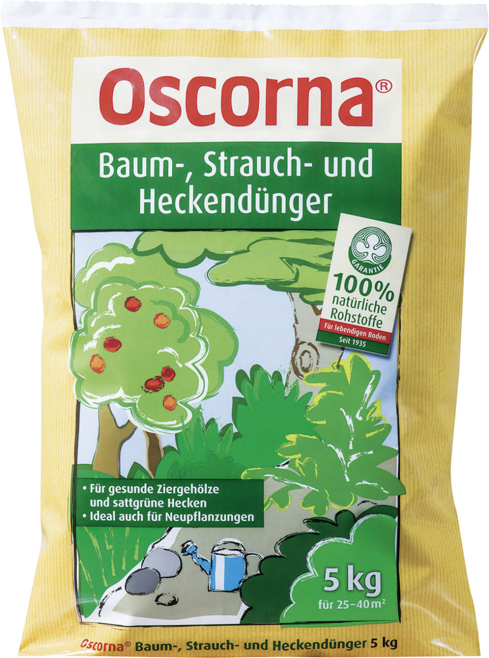 Oscorna Gartendünger Baum-, Strauch- und Heckendünger 5 kg