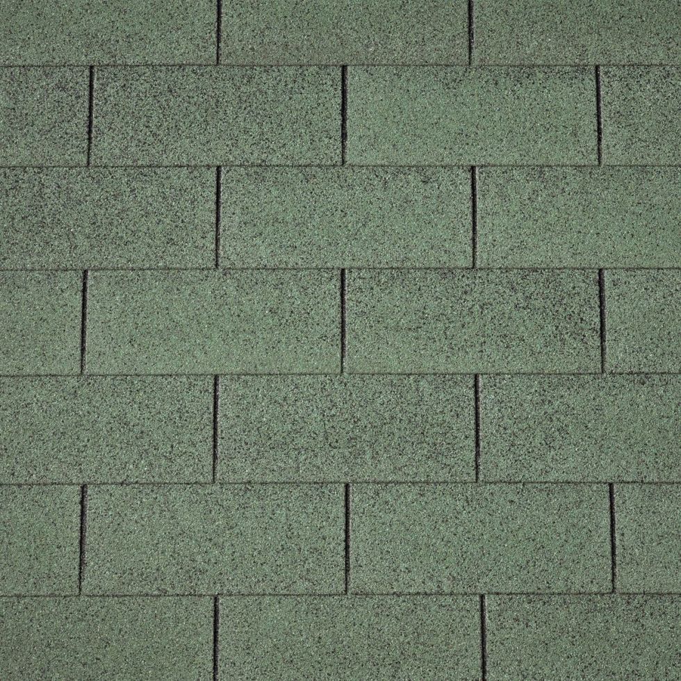 Easy Rechteck Bitumen-Dachschindeln grün