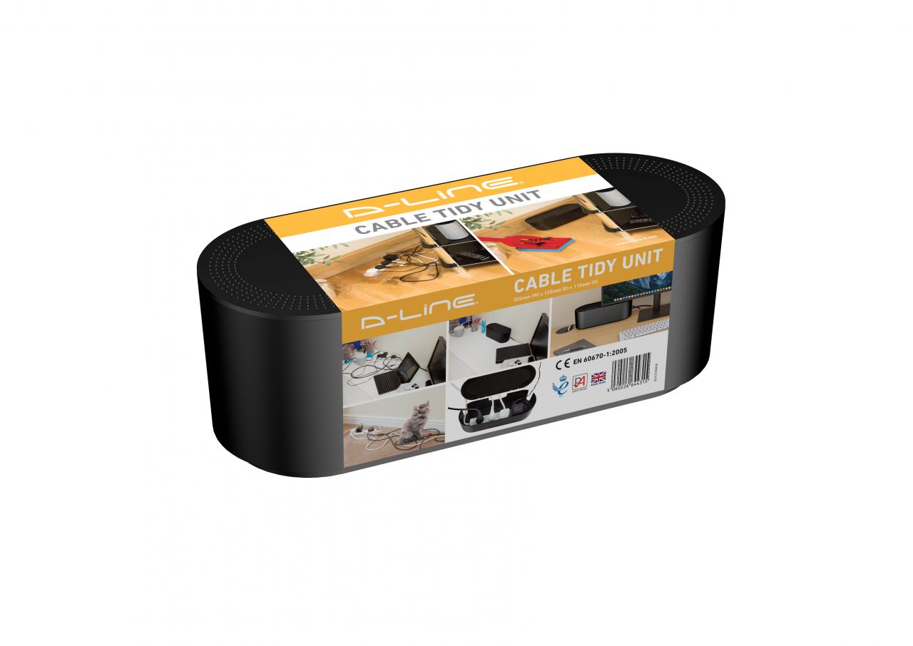 D-Line Kabelbox klein schwarz