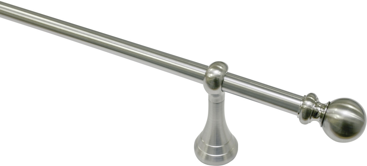 Gardinia Stilgarnitur Polaris Ø 19 mm, edelstahl-optik, 160 cm