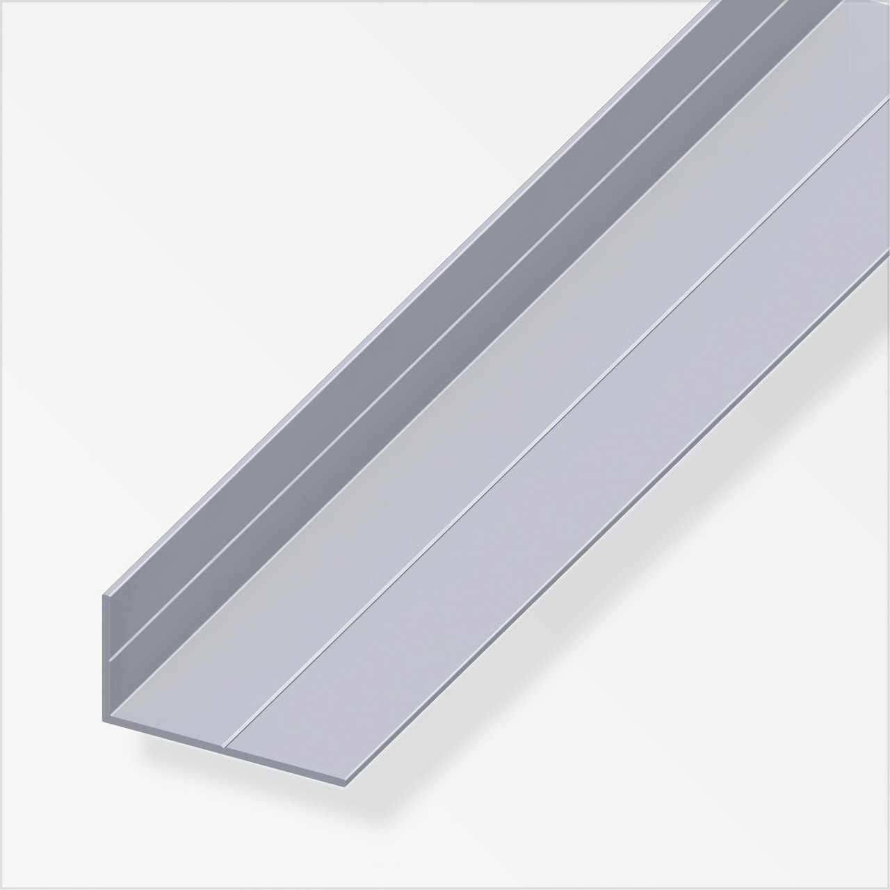 alfer Winkel 2.5 m, 15.5 x 27.5 mm Aluminium roh blank