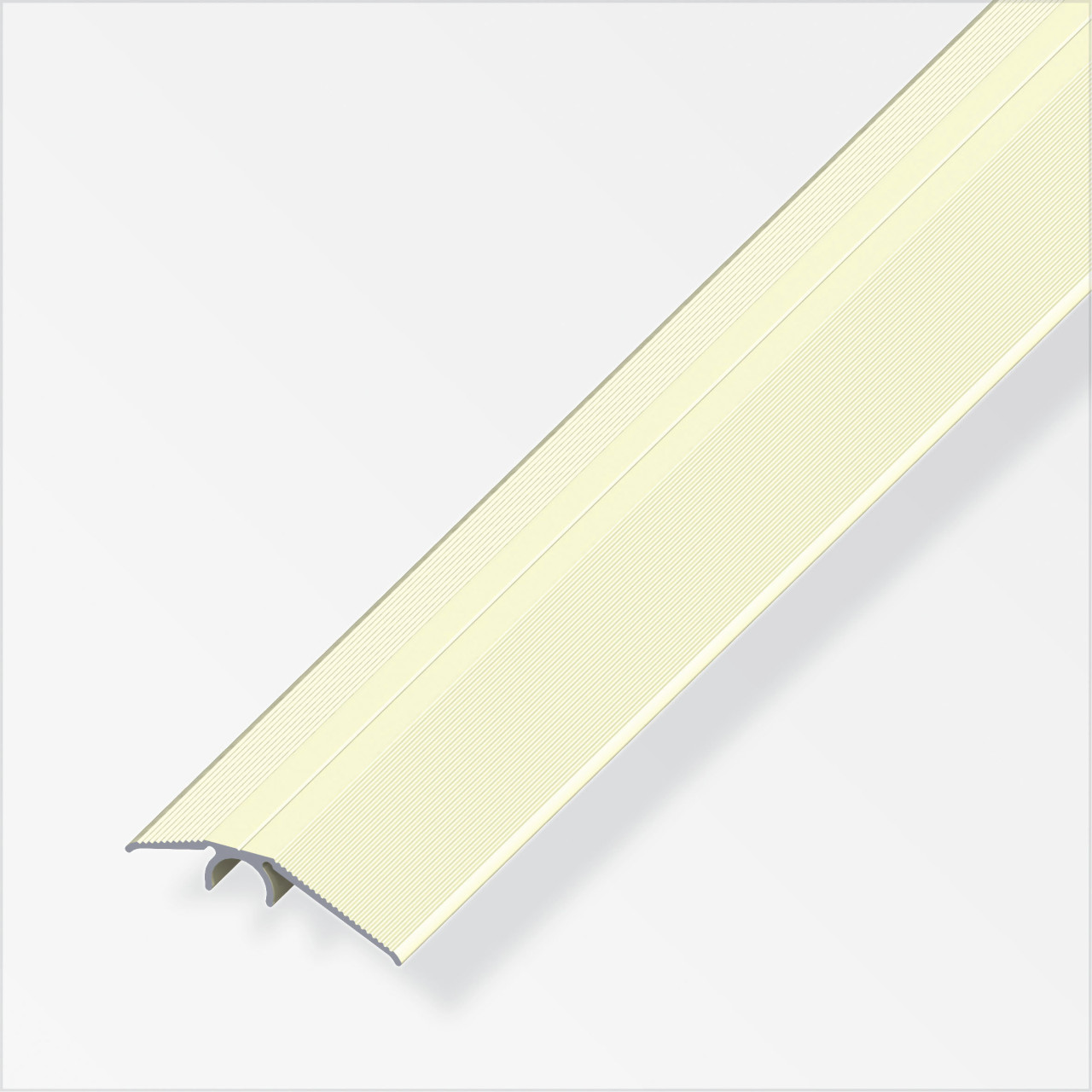 alfer Niveauausgleichs-Profil 1 m, 40 mm Aluminium eloxiert champagner