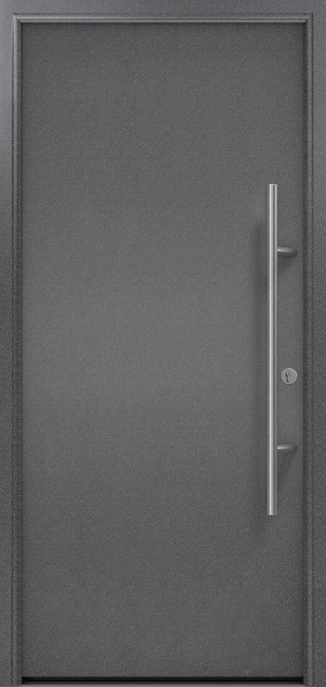 EcoStar Haustür ISOPRO Secur IPS 010 RC2 anthrazit metallic 110 x 210 cm