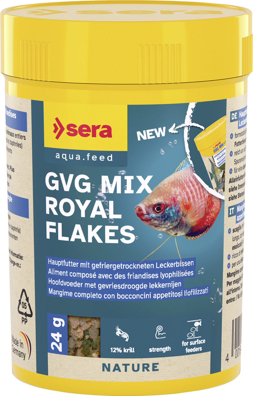 Sera Fischfutter GVG Mix Royal Flakes 100 ml