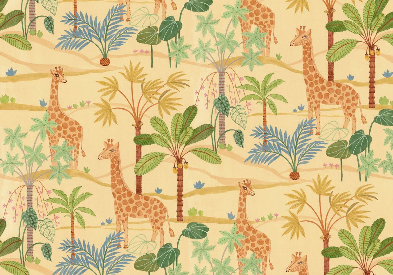 Komar Vlies Fototapete Giraffe Crew 400 x 280 cm