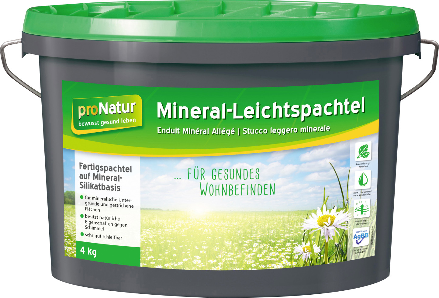 proNatur Mineral-Leichtspachtel 4 kg
