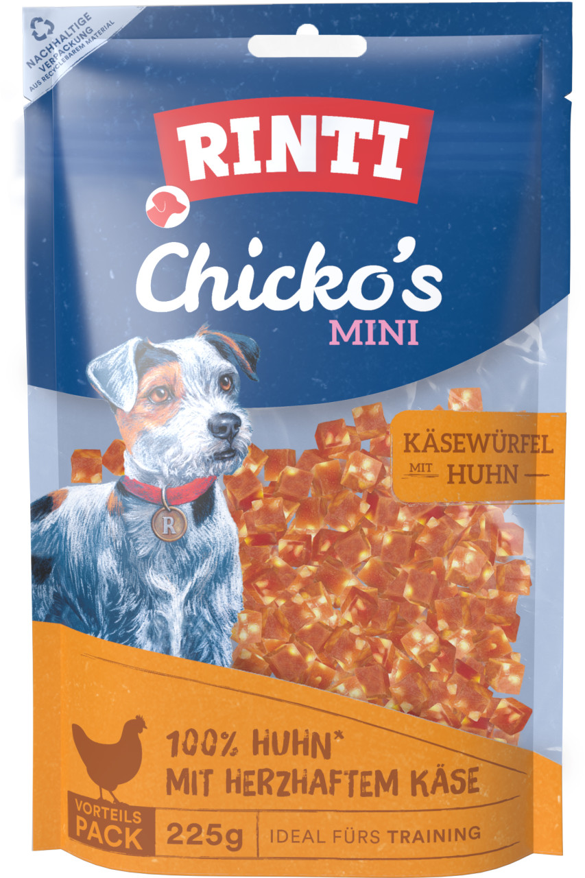 Rinti Chicko Mini Hundesnack Huhn-Vorratspack 225 g