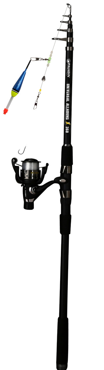 Paladin Telerute mit Rolle und Alu-Weitwurfspule Allround Combo