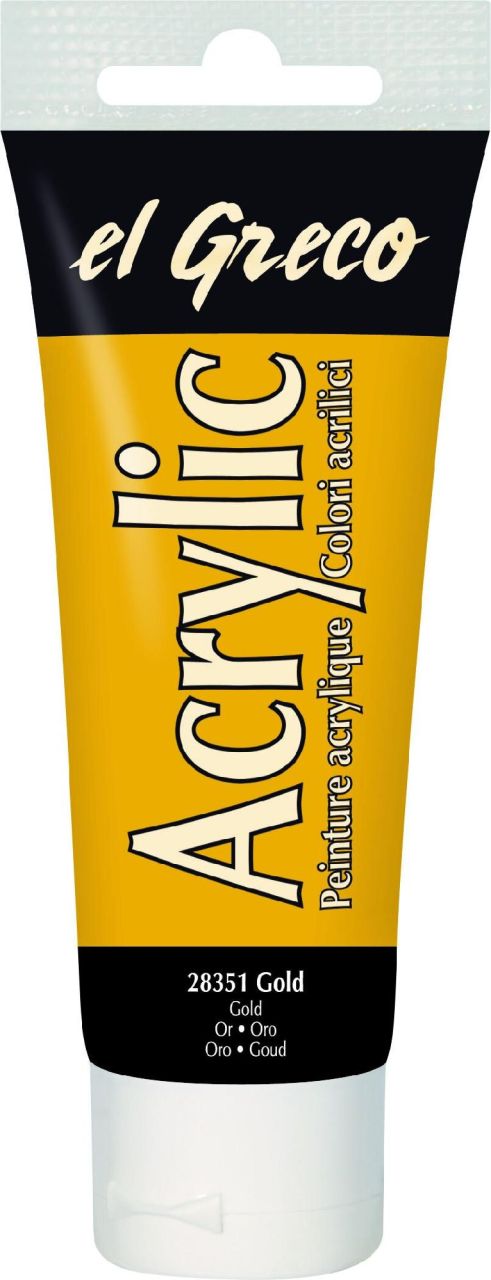 Kreul el Greco Acrylic Tube gold 75 ml
