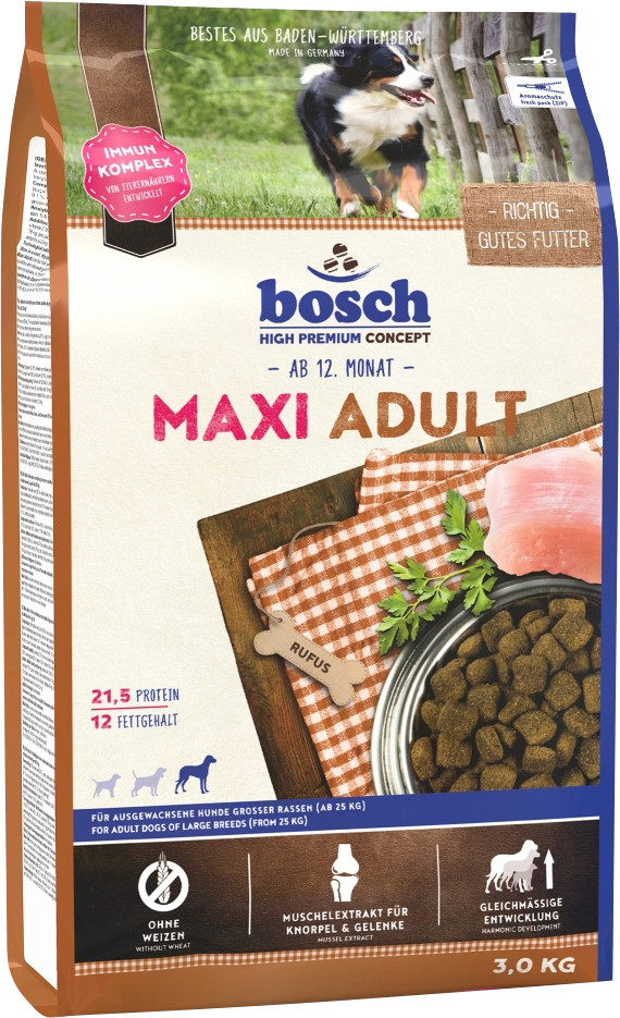 Bosch Hundetrockenfutter Adult Maxi 3 kg Geflügel