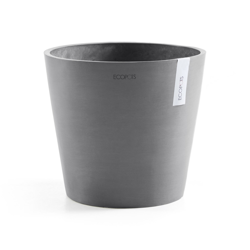 Ecopots Pflanztopf Amsterdam Ø 30 x 25,4 cm grau