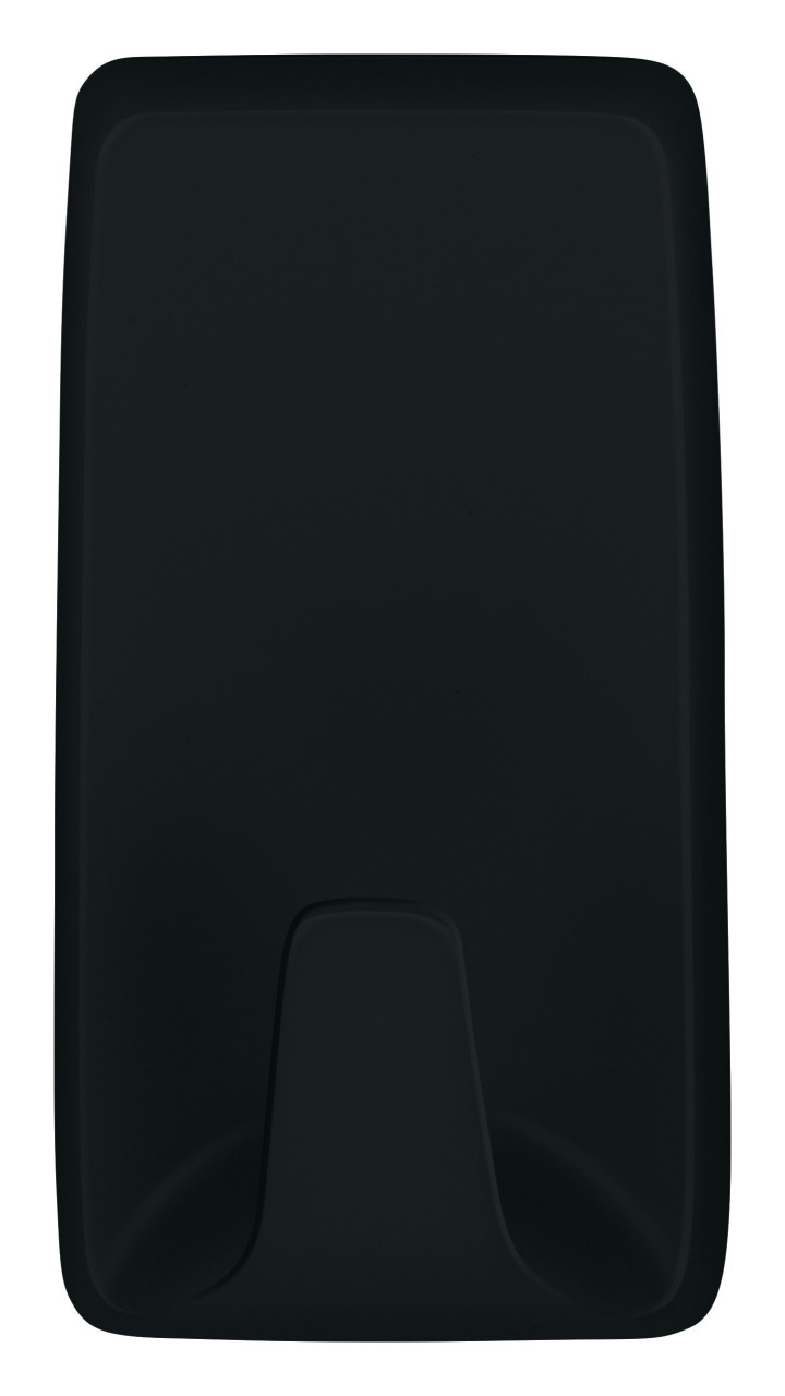 tesa Powerstrips Haken S eckig schwarz 3 Stück