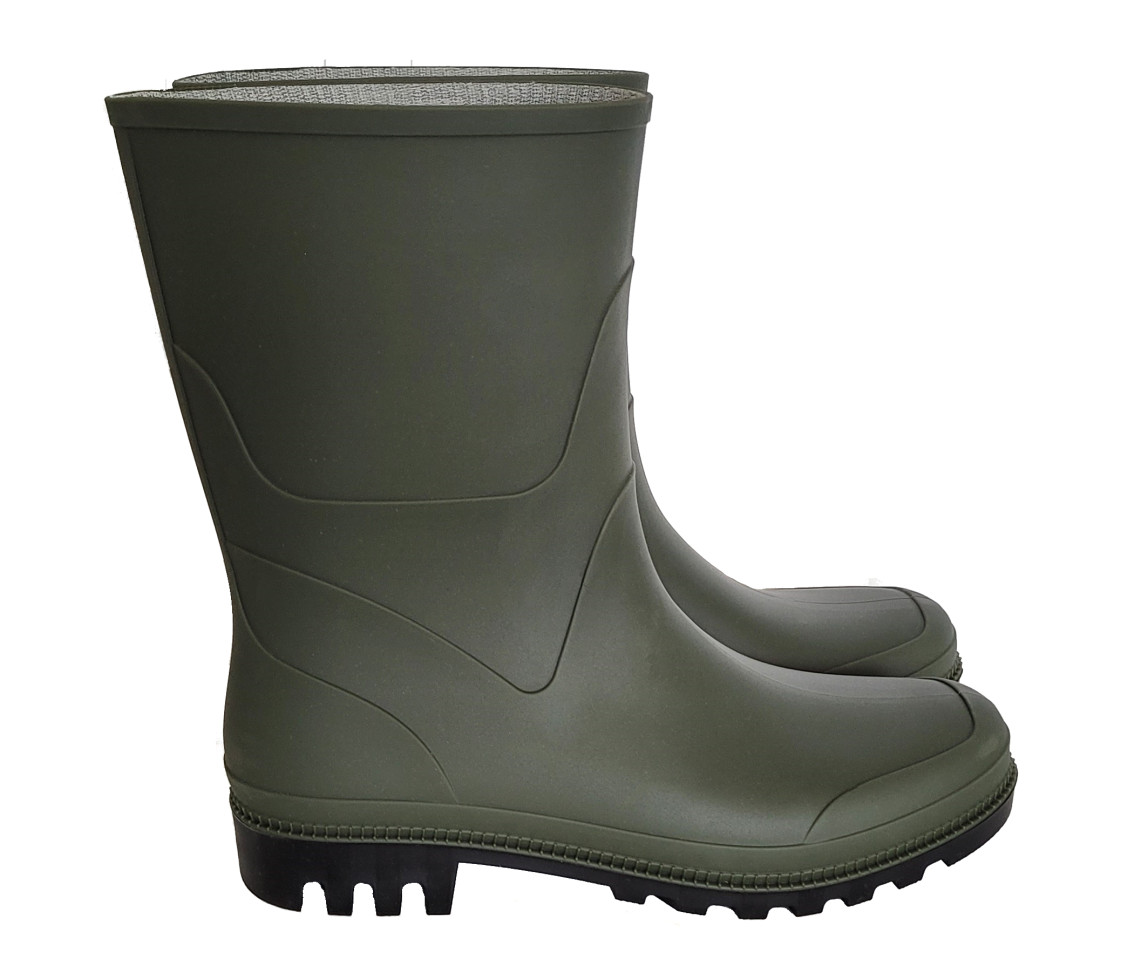 PowerSafe Gummistiefel PVC halbhoch grün