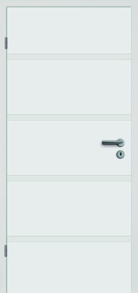 Borne Türblatt Fila 10 Weißlack Röhrenspan