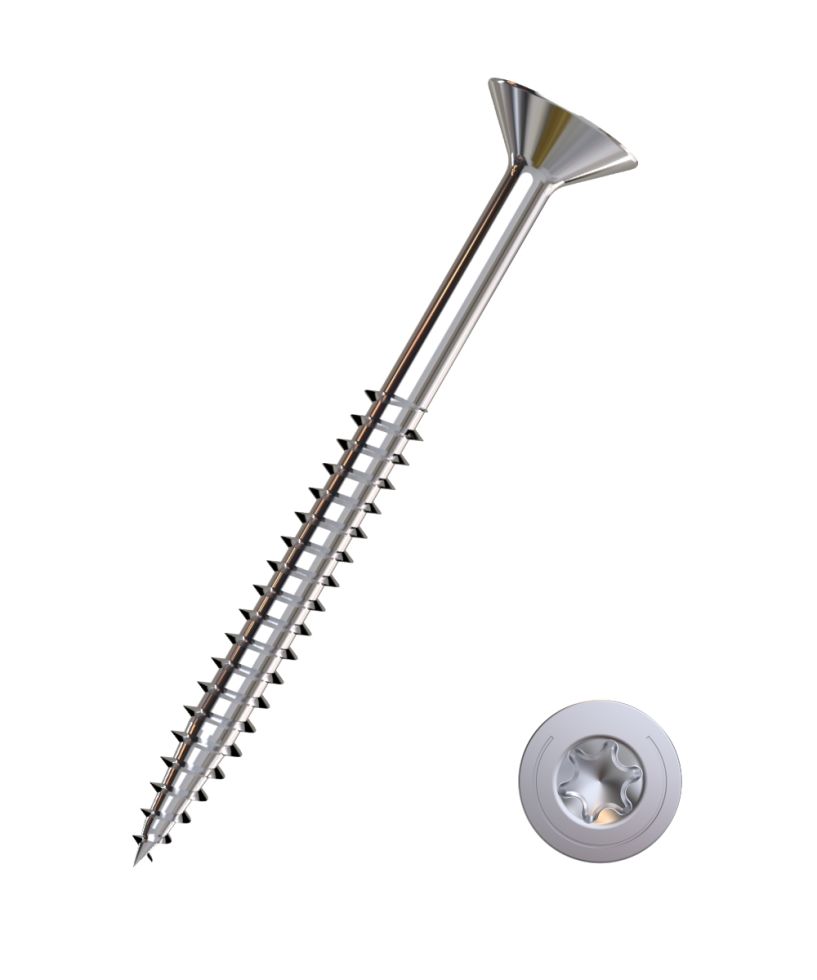 Connex Universalschrauben 4.5 x 45 mm TX 20 Senkkopf - 80 Stück Edelstahl
