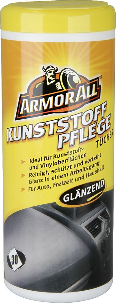 Armor All Kunststoffpflegetücher-Box glänzend 30 Tücher