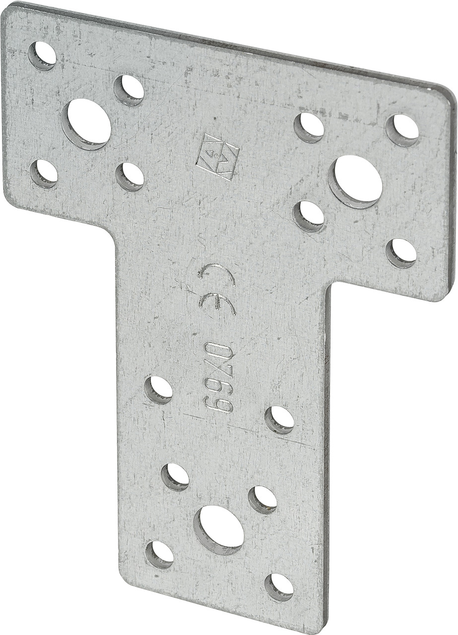 Vormann T-Flachverbinder sendzimir verzinkt 160 x 98 x 45 mm