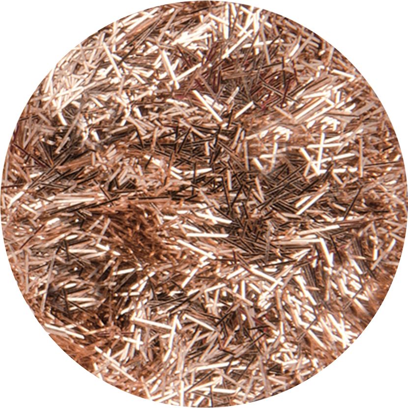 Glorex Brillant-Glitter Stäbchen hellkupfer 4,5 g