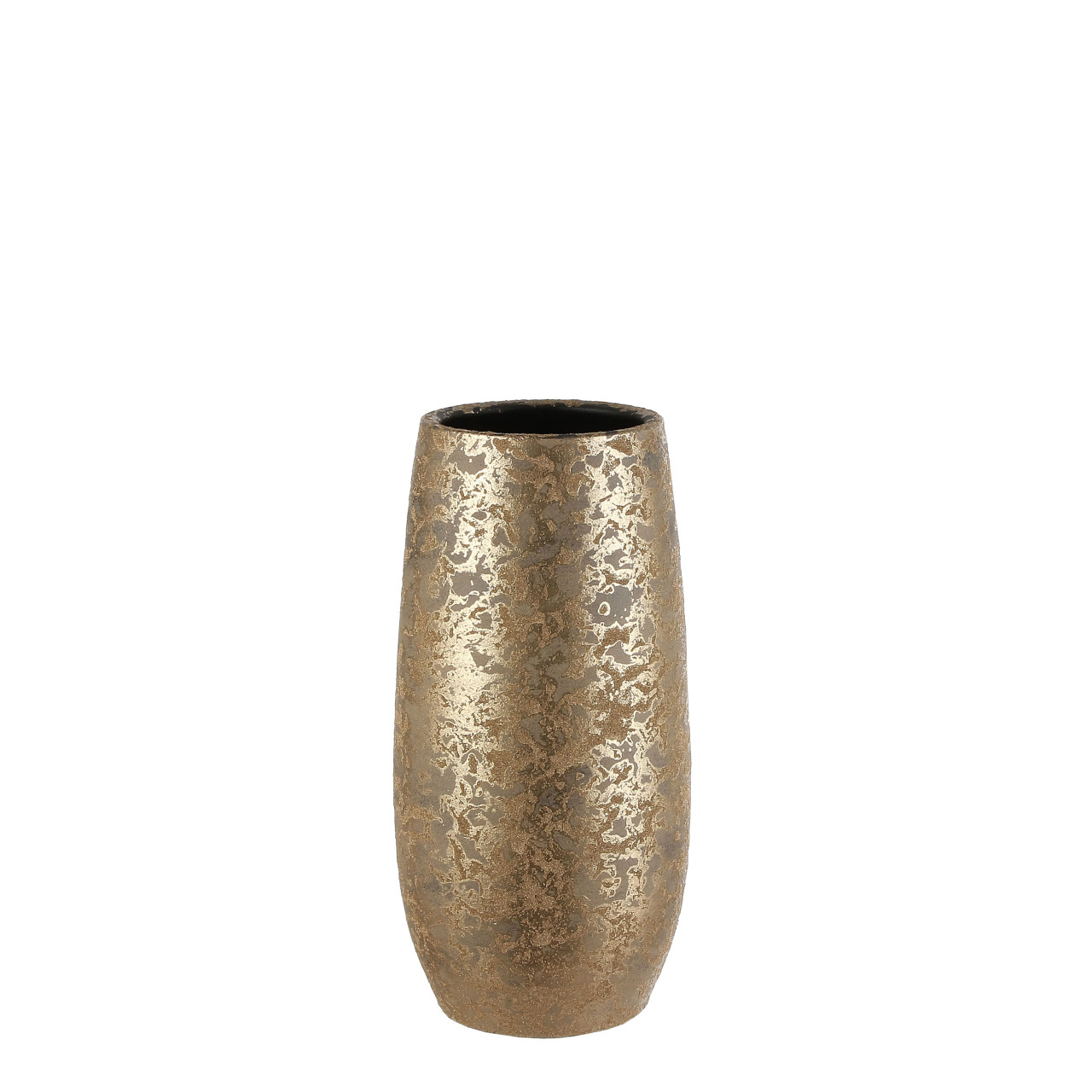 Mica Glasvase Clemente rund Ø 17,5 x H 35 cm gold
