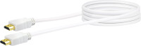 Schwaiger HDMI® Anschlusskabel HDM0150 042 weiß, 1,5m, 2x HDMI